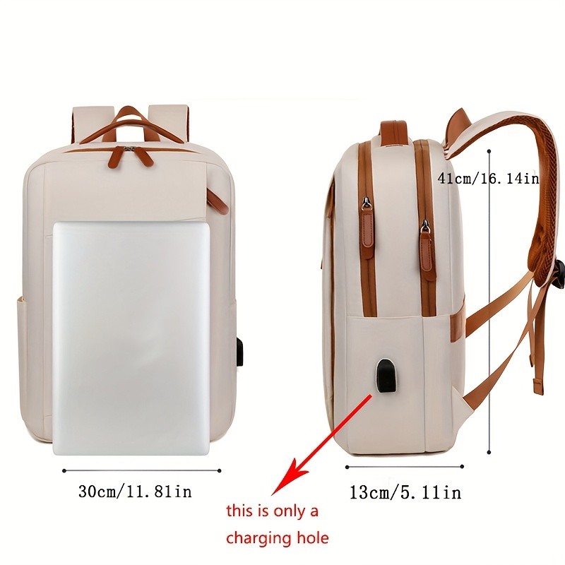 OGEHUAFEE Fashionable Laptop Backpack Lightweight, Stylish, and Perfect for Business and Travel