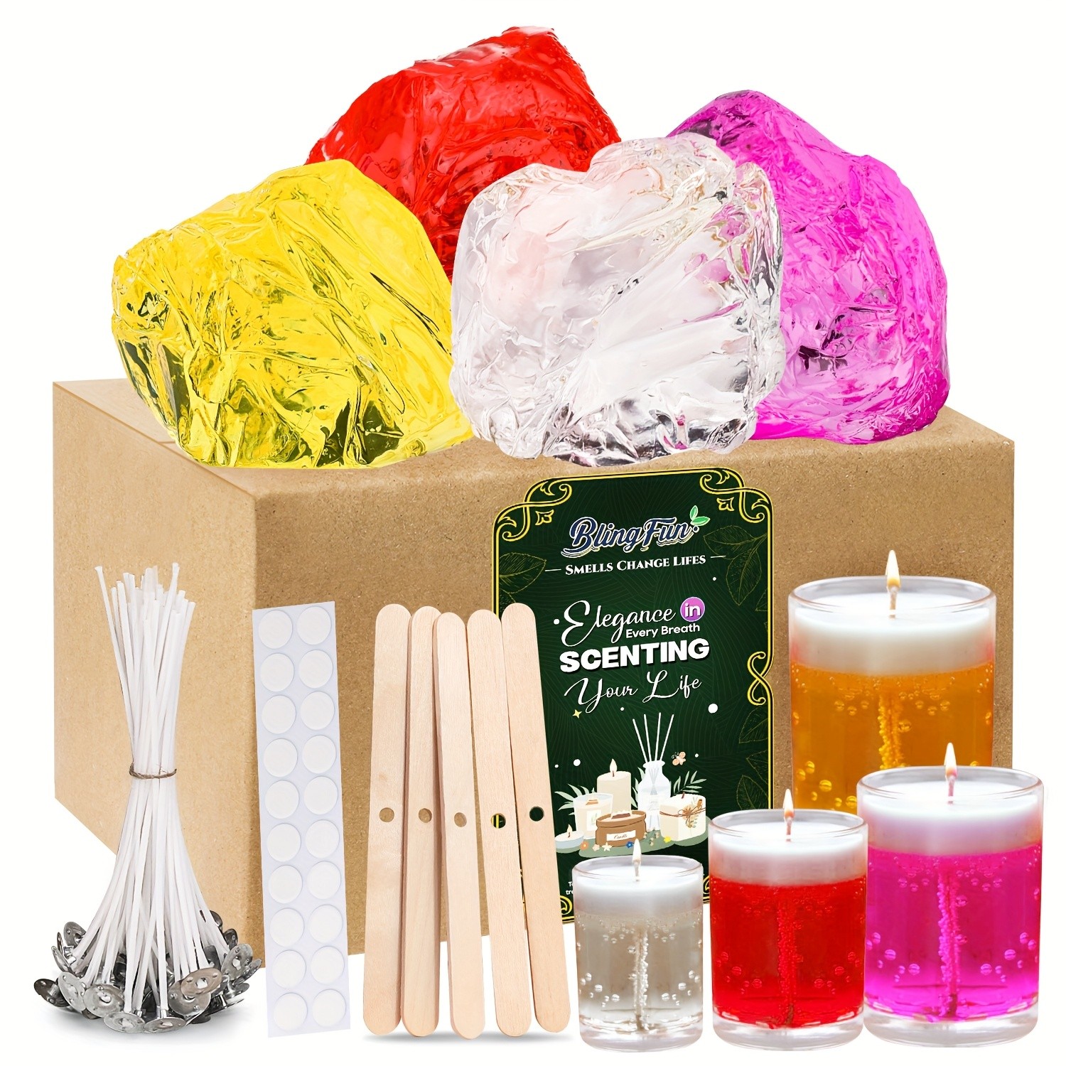 BlingFun Gel Candle Making Kit