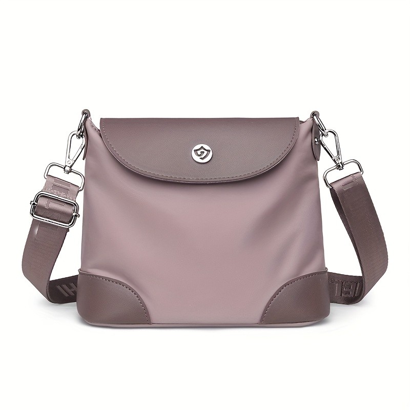 OGEHUAFEE Womens Lightweight Nylon Messenger Bag  Casual Shoulder Bag with Adjustable Strap, Multiple Compartments for Travel & Shopping