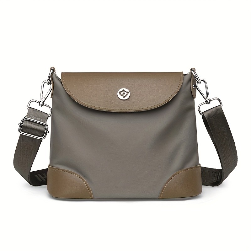 OGEHUAFEE Womens Lightweight Nylon Messenger Bag  Casual Shoulder Bag with Adjustable Strap, Multiple Compartments for Travel & Shopping