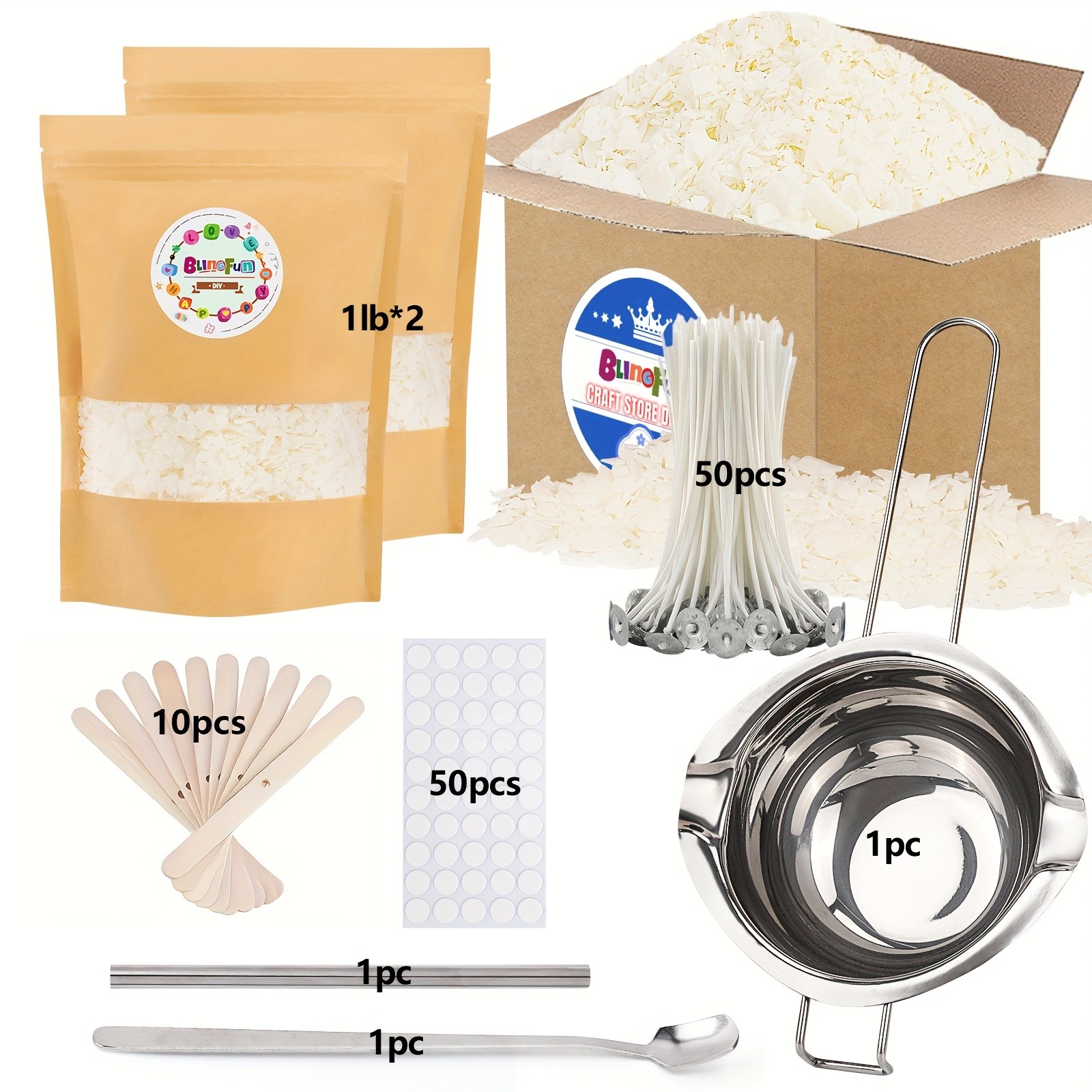 BlingFun Soy Wax Candle Making Kit