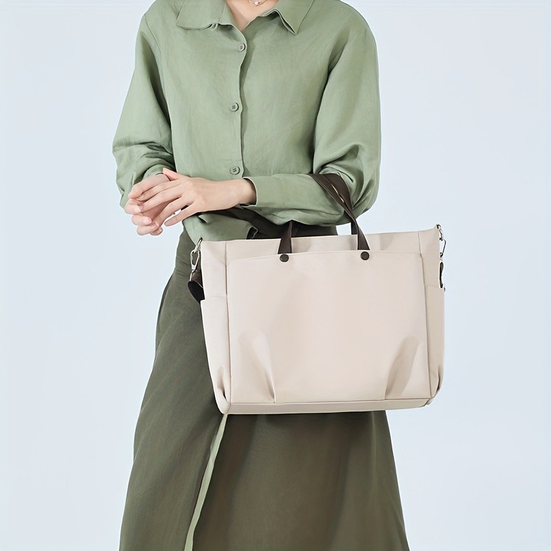 OGEHUAFEE Womens Casual Chic Laptop Handbag  Adjustable Shoulder Strap, Large Capacity, Ideal for Travel & Daily Use