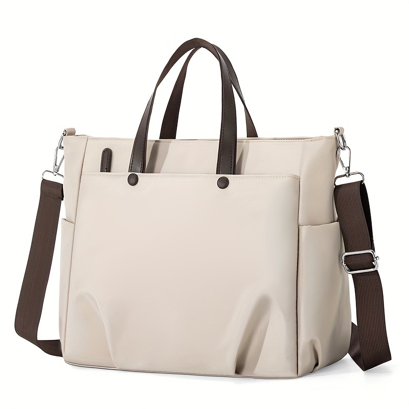 OGEHUAFEE Womens Casual Chic Laptop Handbag  Adjustable Shoulder Strap, Large Capacity, Ideal for Travel & Daily Use