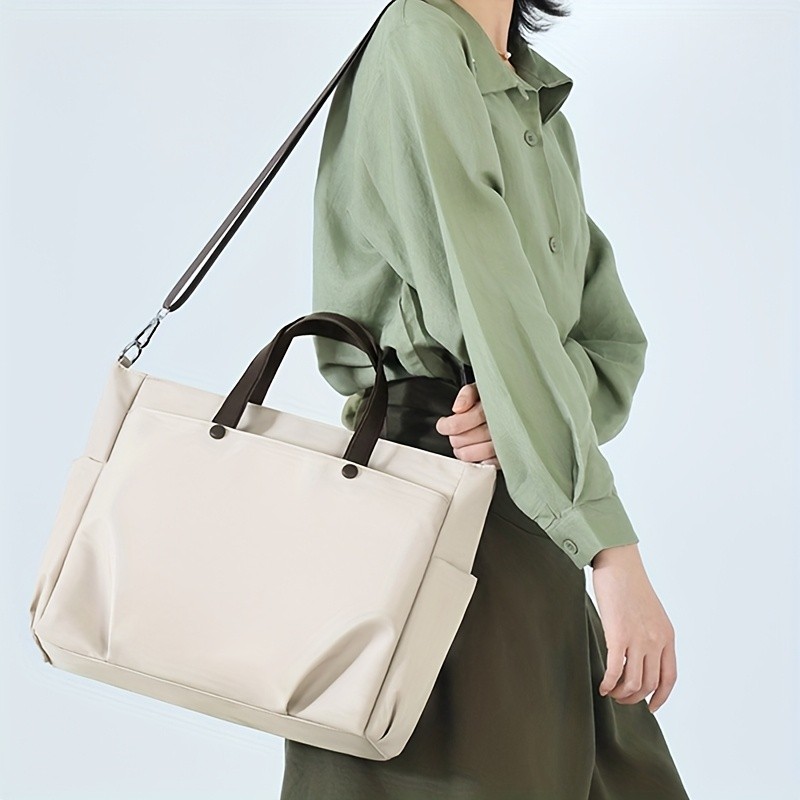 OGEHUAFEE Womens Casual Chic Laptop Handbag  Adjustable Shoulder Strap, Large Capacity, Ideal for Travel & Daily Use