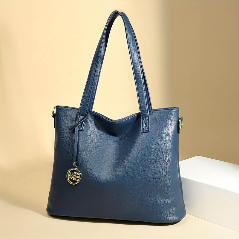 OGEHUAFEE High Quality Three-Piece Womens Handbag Set  Large Capacity PU Handbag, Ideal for Shopping, Parties, and Travel