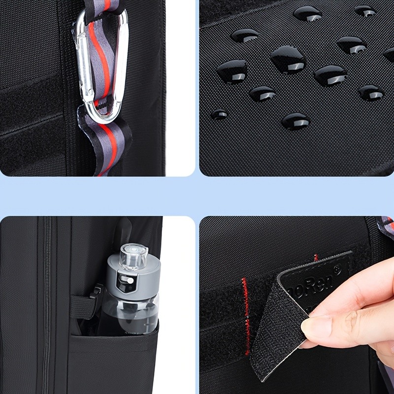 OGEHUAFEE Large Capacity Fashionable Mens Backpack  Multifunctional Outdoor Travel Backpack, Multi-Pocket Storage, Dry Wet Separation