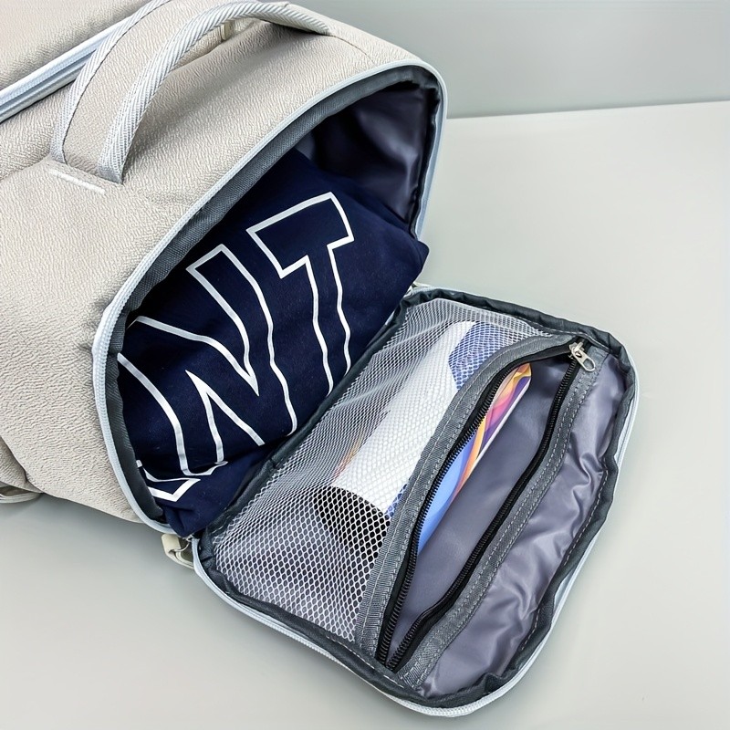 OGEHUAFEE Large Capacity Heavy-Duty Hiking Backpack  Independent Shoe Compartment, Dry/Wet Separation, Multi-Zipper Pockets