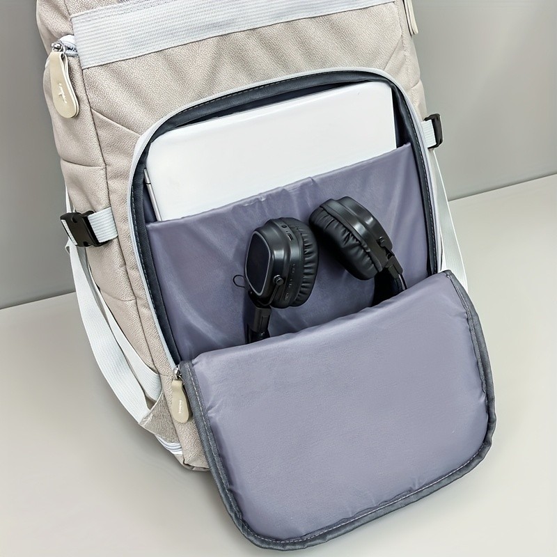 OGEHUAFEE Large Capacity Heavy-Duty Hiking Backpack  Independent Shoe Compartment, Dry/Wet Separation, Multi-Zipper Pockets