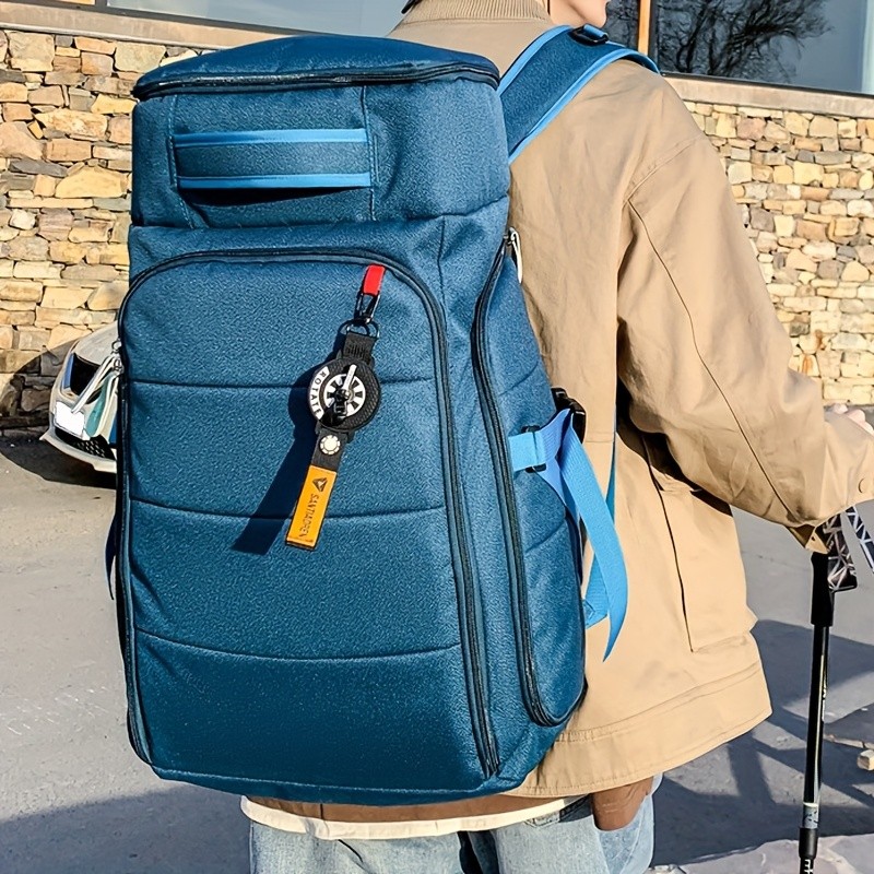 OGEHUAFEE Large Capacity Heavy-Duty Hiking Backpack  Independent Shoe Compartment, Dry/Wet Separation, Multi-Zipper Pockets