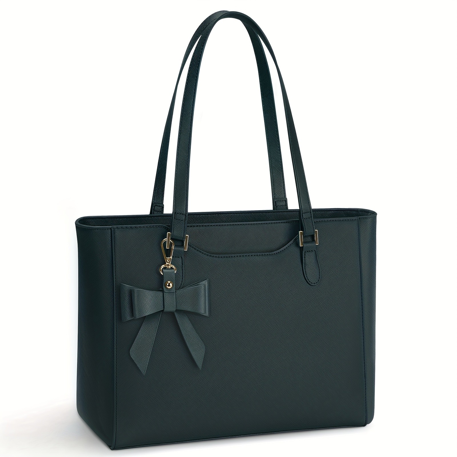 KTMOUW Womens Handbag  Large Capacity PU Leather Tote Bag, Zippered Shoulder Bag for School, Work, Travel, and Shopping