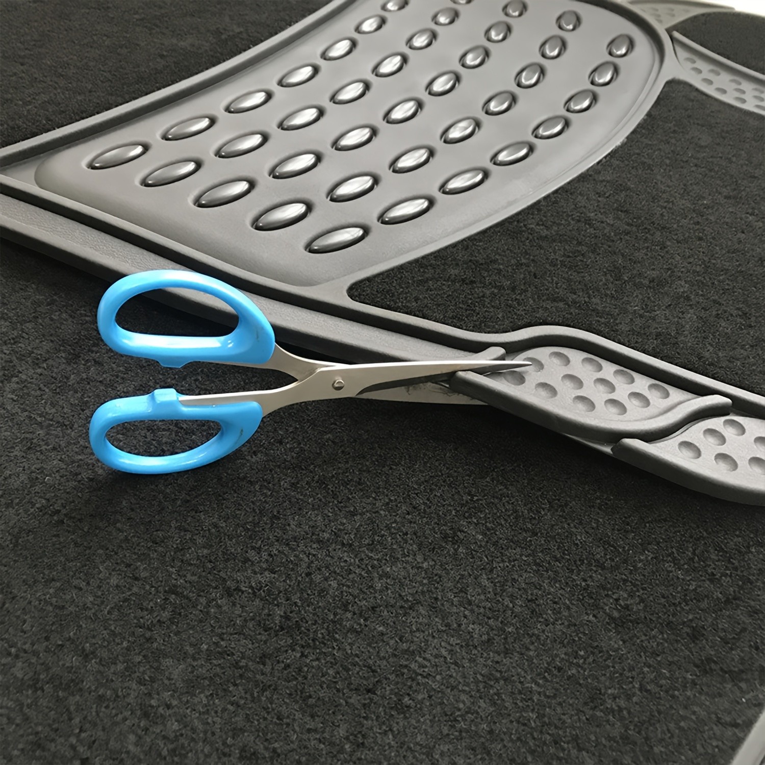 KTMOUW Universal Car Floor Mats Waterproof & Durable Rubber Mats for Cars, SUVs, Trucks, and Vans