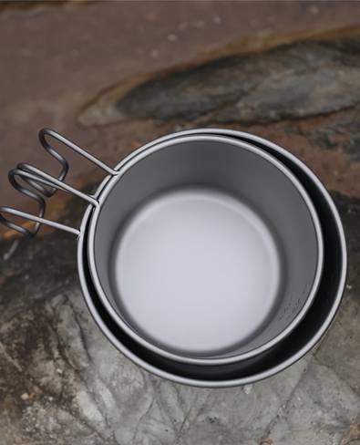 Tiartisan Ultralight Pure Titanium 260ml Camping Bowl  Compact, Durable Food Container for Outdoor Adventures