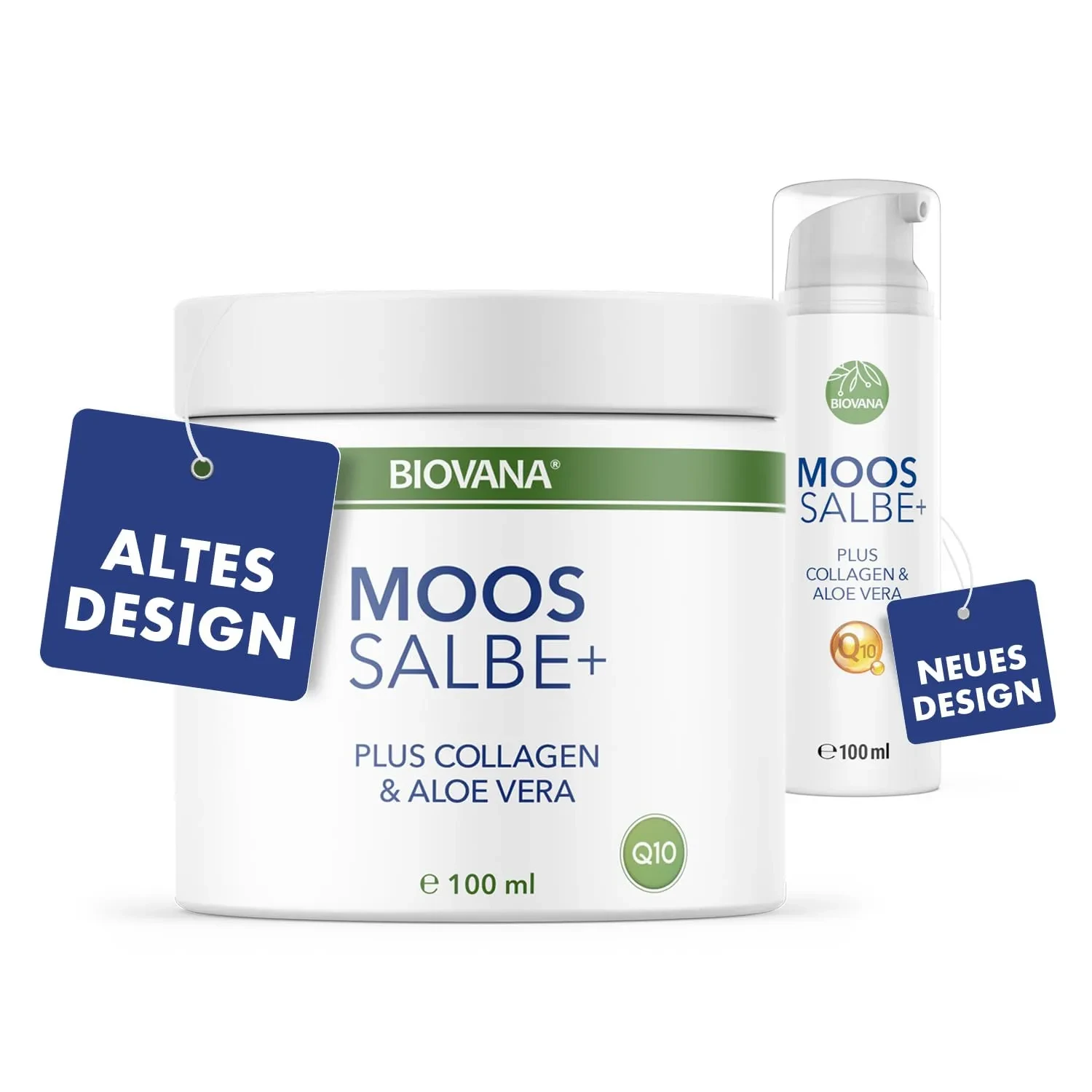 Biovana Moos Salbe+ with Collagen & Aloe Vera