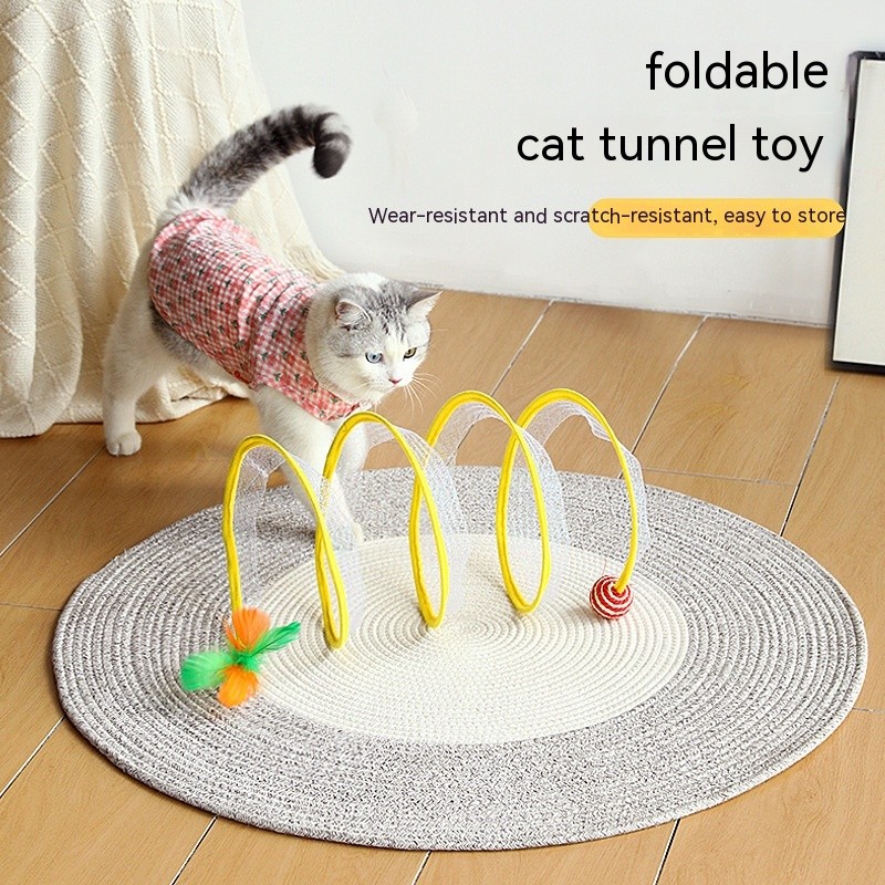 Cithway Self-play Cat Hunting Spiral Tunnel Toy