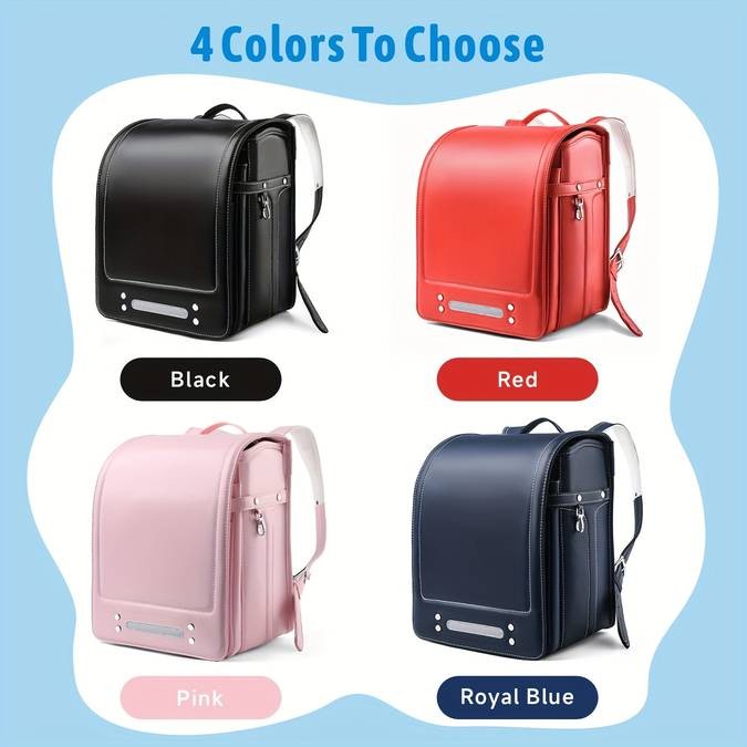 SWICKY Japanese College Style Synthetic Leather Backpack  A Versatile and Durable Backpack for Everyday Use