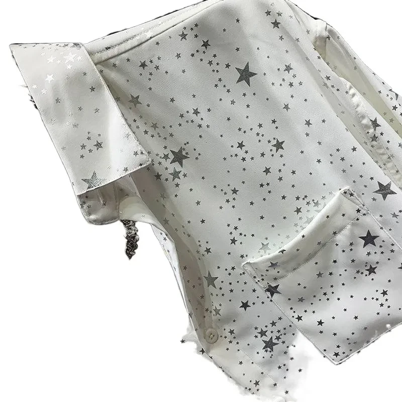 Personality Starry Bronzing Shirt Trendy Boys
