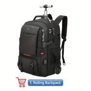 SWICKY Large Capacity 50L Roller Backpack with Vacuum Compression  Your Ultimate Travel Companion