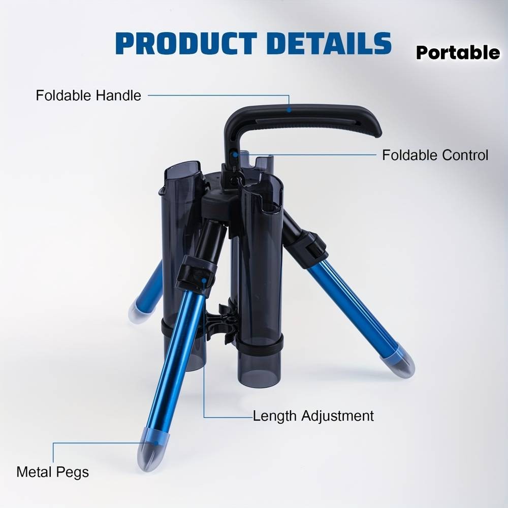 Goture 1pc Fishing Rod Triangle Holder  Durable and Portable Rod Storage Solution