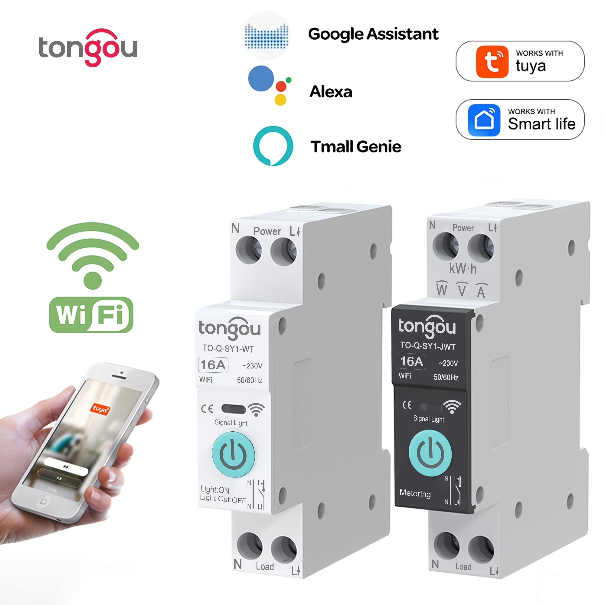 Tongou TUYA WiFi Smart Switch Breaker