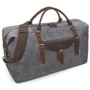 NEWHEY Oversized Travel Duffel Bag & Handbag  Versatile, Spacious Leather Bag for Travel, Gym, and Weekend Getaways