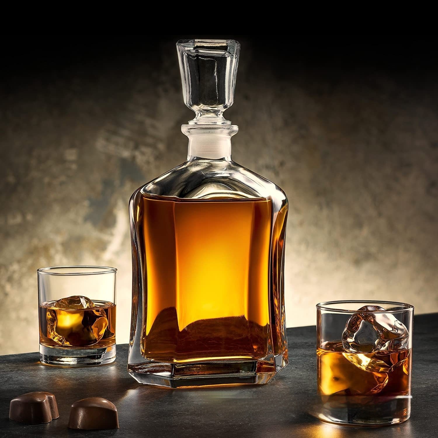 Glass Whiskey Bottles