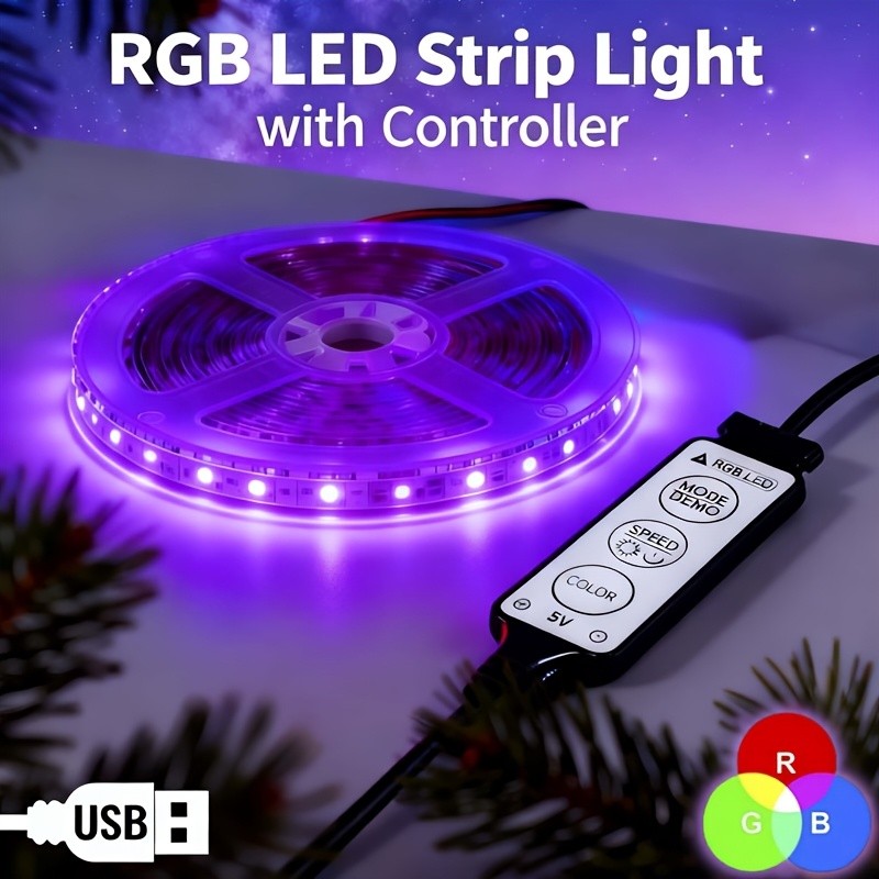 LTG-GEE USB-Powered Smart RGB/RGBW LED Strip Lights
