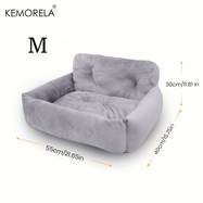 KEMORELA Car Seat for Cats & Small Dogs  Comfortable and Secure Travel Solution for Your Pet