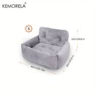 KEMORELA Car Seat for Cats & Small Dogs  Comfortable and Secure Travel Solution for Your Pet