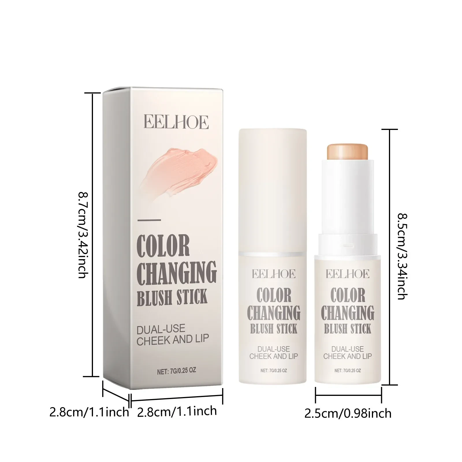 EELHOE Color Changing Blush Stick