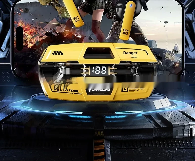 In-Ear Wireless Bluetooth Headset Cool Mecha