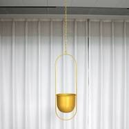 1 Set Boho Style Metal Hanging Pots  A Stylish and Creative Hanging Planter for Your Balcony Garden