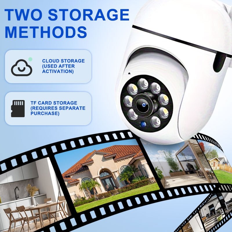 1/4pcs Smart Security WiFi Camera