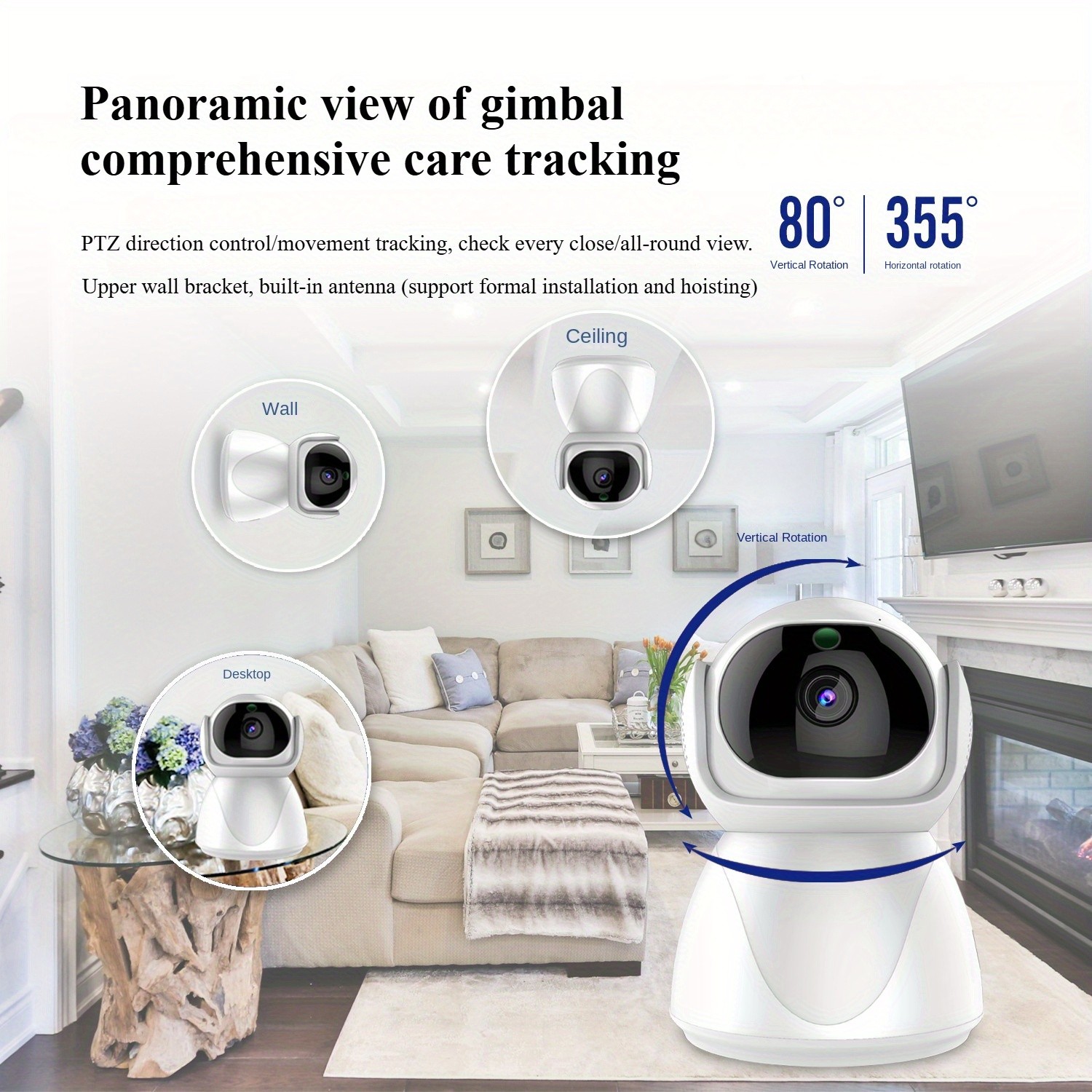 WJG 1080P Smart WiFi Monitor Camera