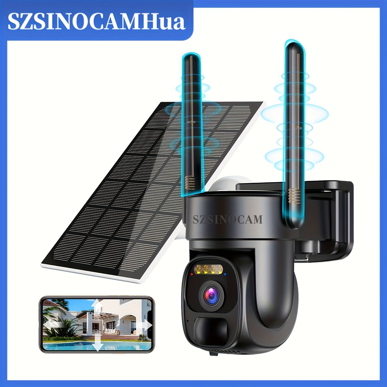 SZSINOCAM Solar Security Camera