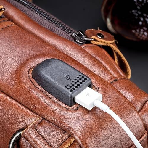 BULLCAPTAIN Mens Chest Front Bag  Trendy, Multifunctional Design for Active Lifestyles