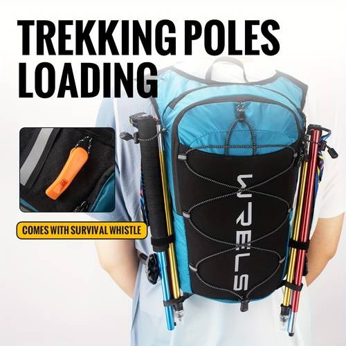 WRELS Lightweight 8L Hydration Vest Backpack  Large Capacity for Hiking, Climbing, Cycling, and Running