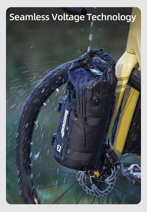 Rhinowalk Bike Front Fork Bag 4L-7L  Bicycle Frame Pack for Travel Luggage with Base and Dry Bag