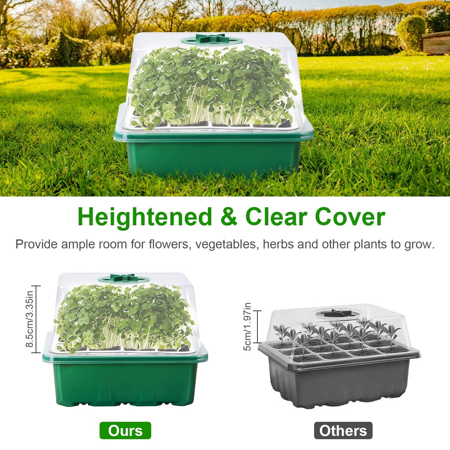 Humidity Vented Dome Tray