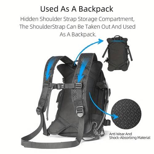 Rhinowalk Motorcycle Fuel Tank Bag  9L Multi-Functional Travel Backpack with Ample Storage Space