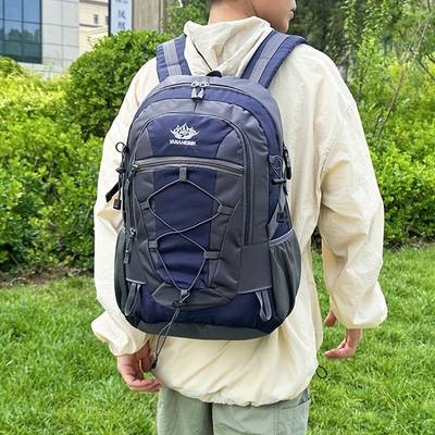 Multi-Functional Outdoor Mountaineering Bag  Lightweight Travel Hiking Backpack with Hiking Pole Fixation