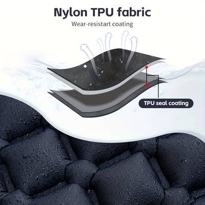 PACOONE Ultralight Inflatable Sleeping Pad with Pillow  Rectangular Air Mattress for Camping, Hiking & Travel