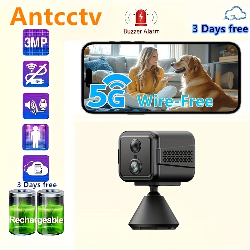 2025 Upgraded 3MP Security Cameras