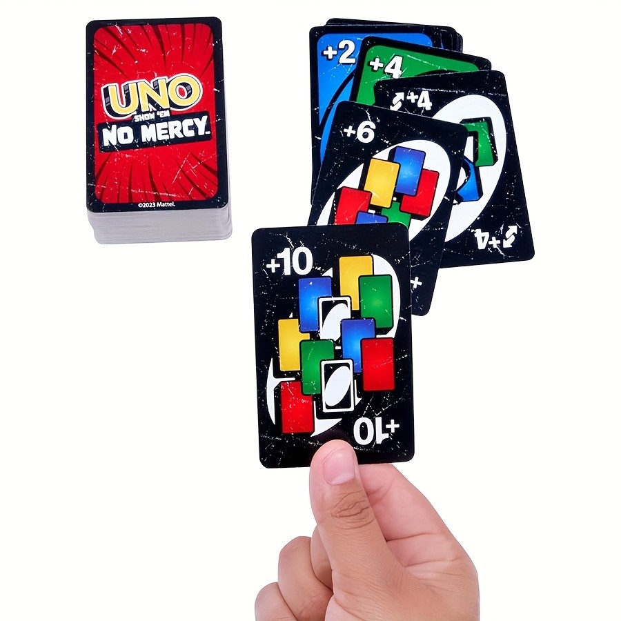 168 Sheets UNO NO MERCY Special Edition Card Game