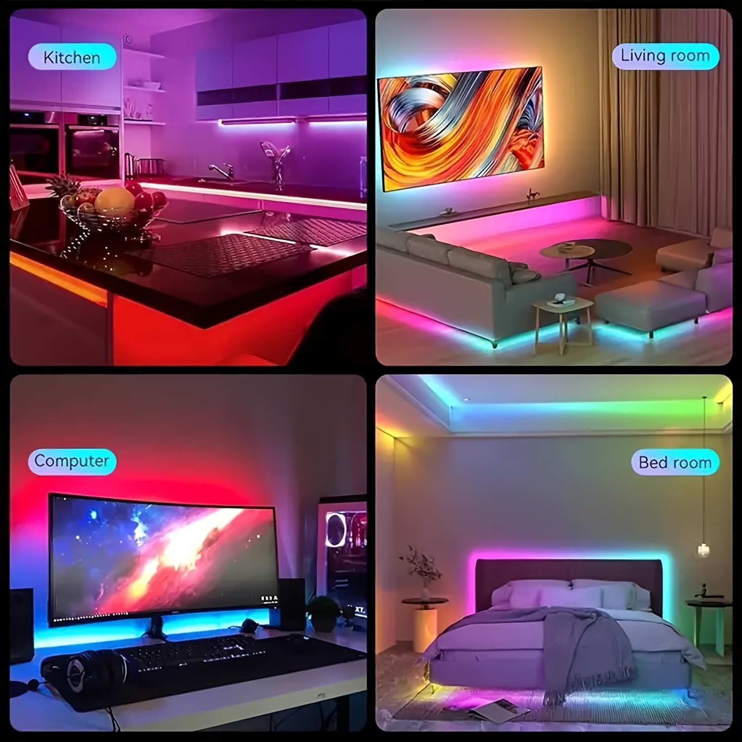NBBUFF Smart RGB-IC Ambient Strip Lights