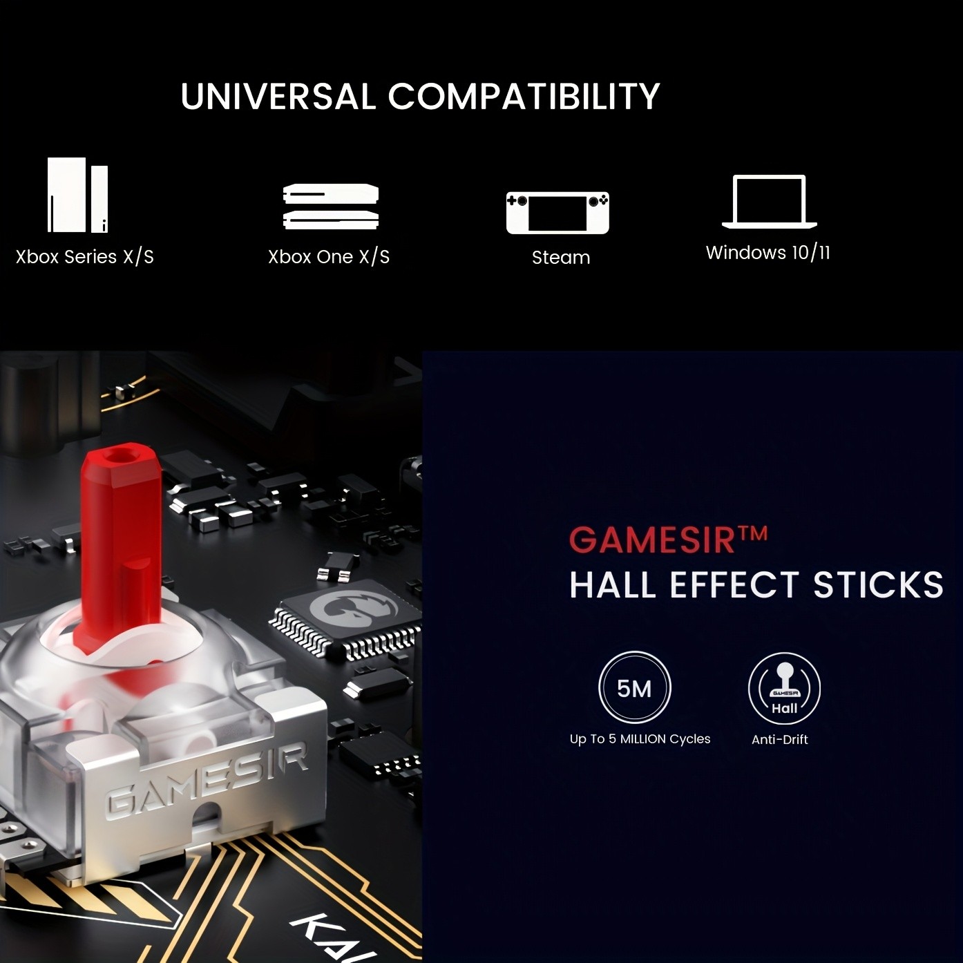 GameSir Kaleid Transparent Wired Controller