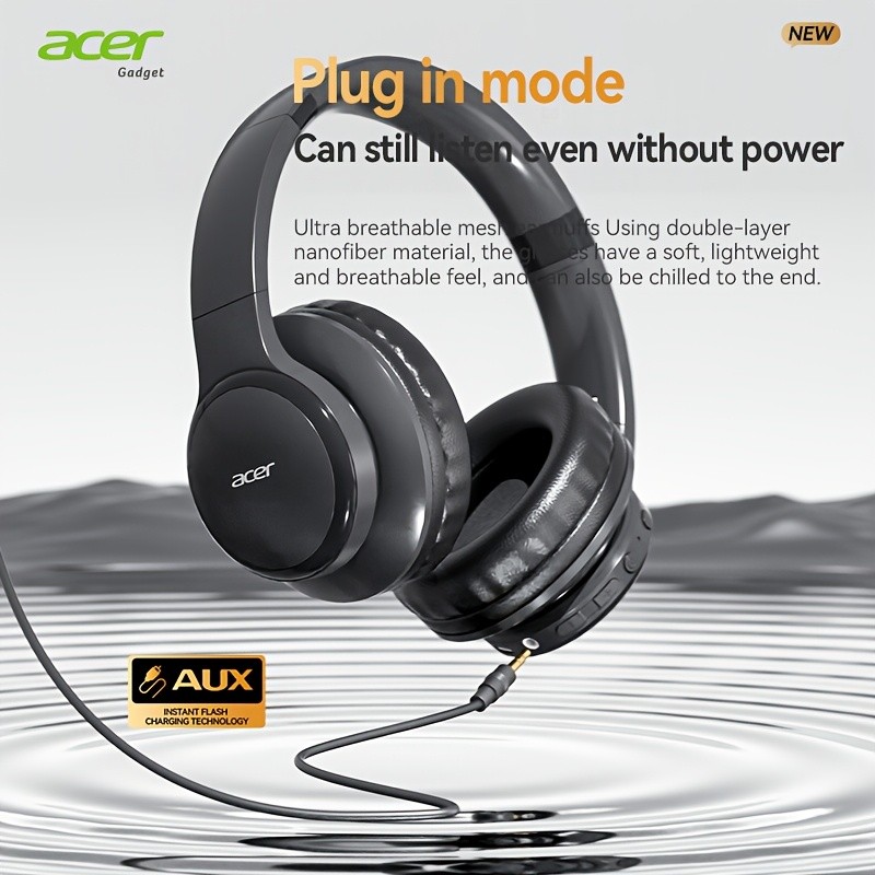 Acer Ohr559 Over-Ear Wireless Headphones