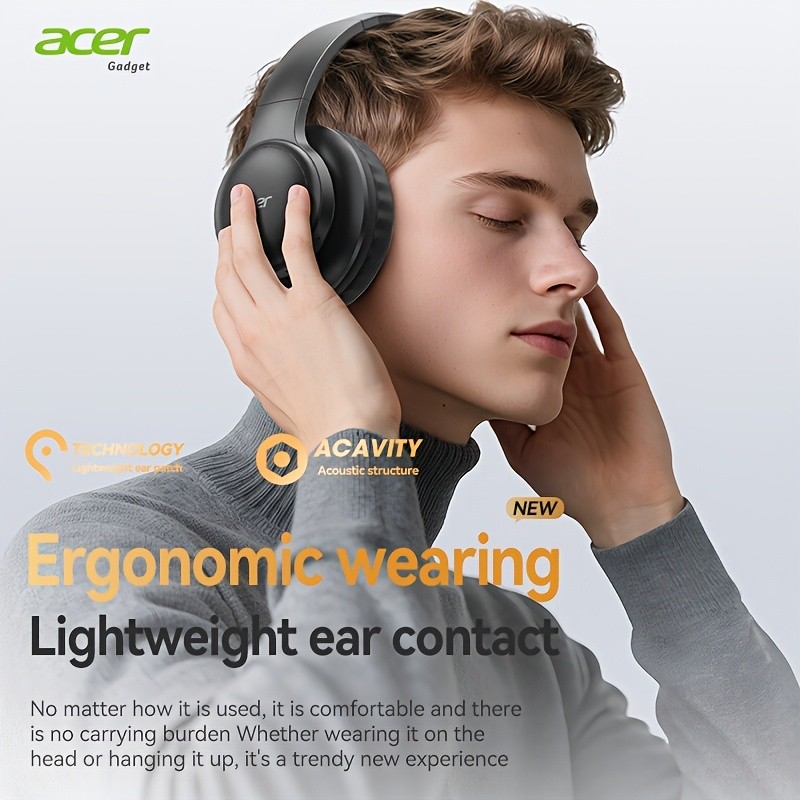 Acer Ohr559 Over-Ear Wireless Headphones