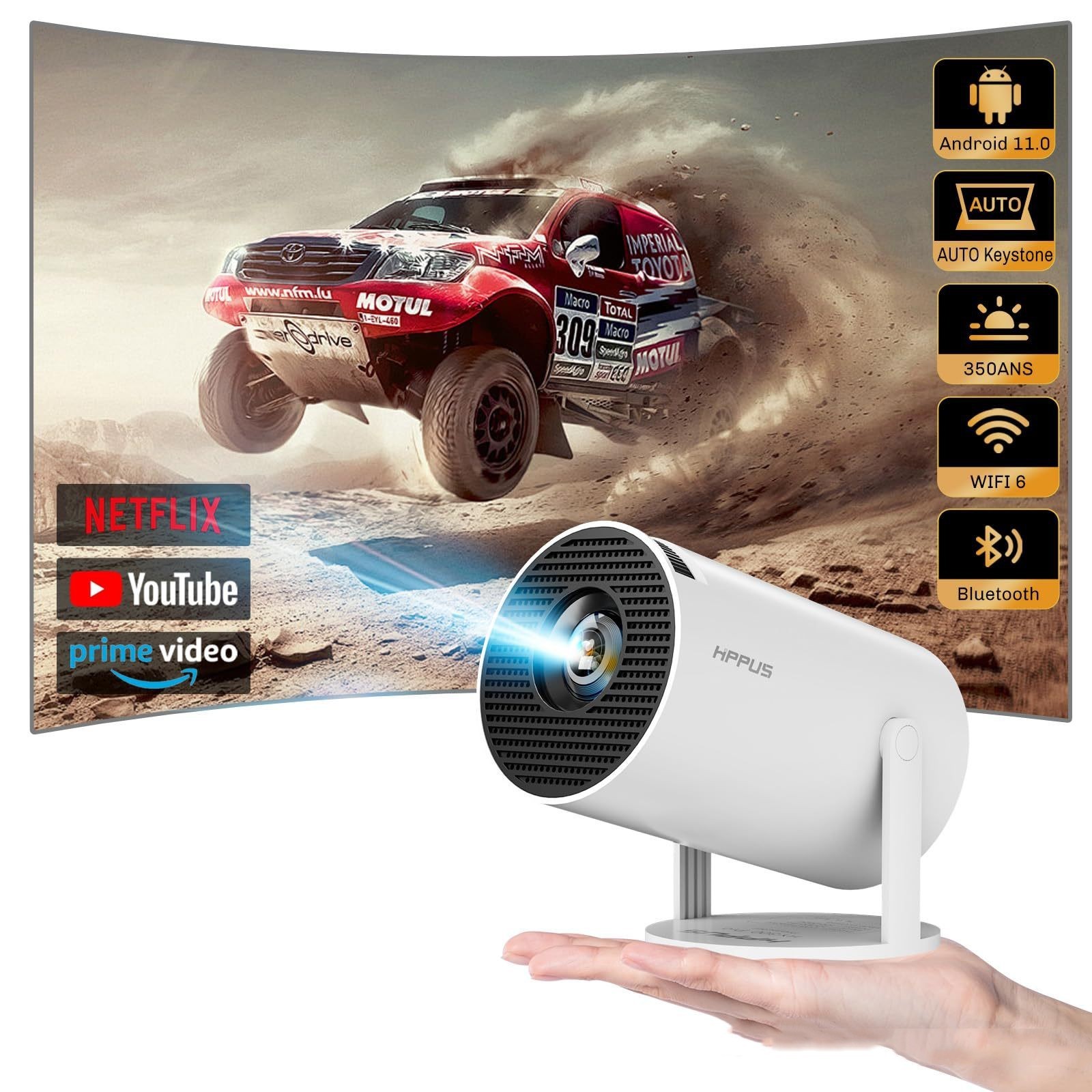 Bluetooth Screen Projector
