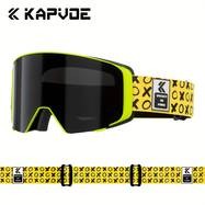 KAPVOE Skiing Glasses for Men & Women Outdoor Sports Snow Eyewear with Magnetic Lens for Skiing & Snowboarding