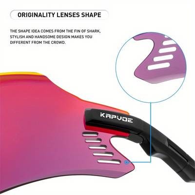 KAPVOE Unisex Glasses  Lightweight TR90 Rimless Eyewear with PC Lenses, Perfect for Men & Women, Stylish & Durable Fashion Eyewear for MTB & Activities